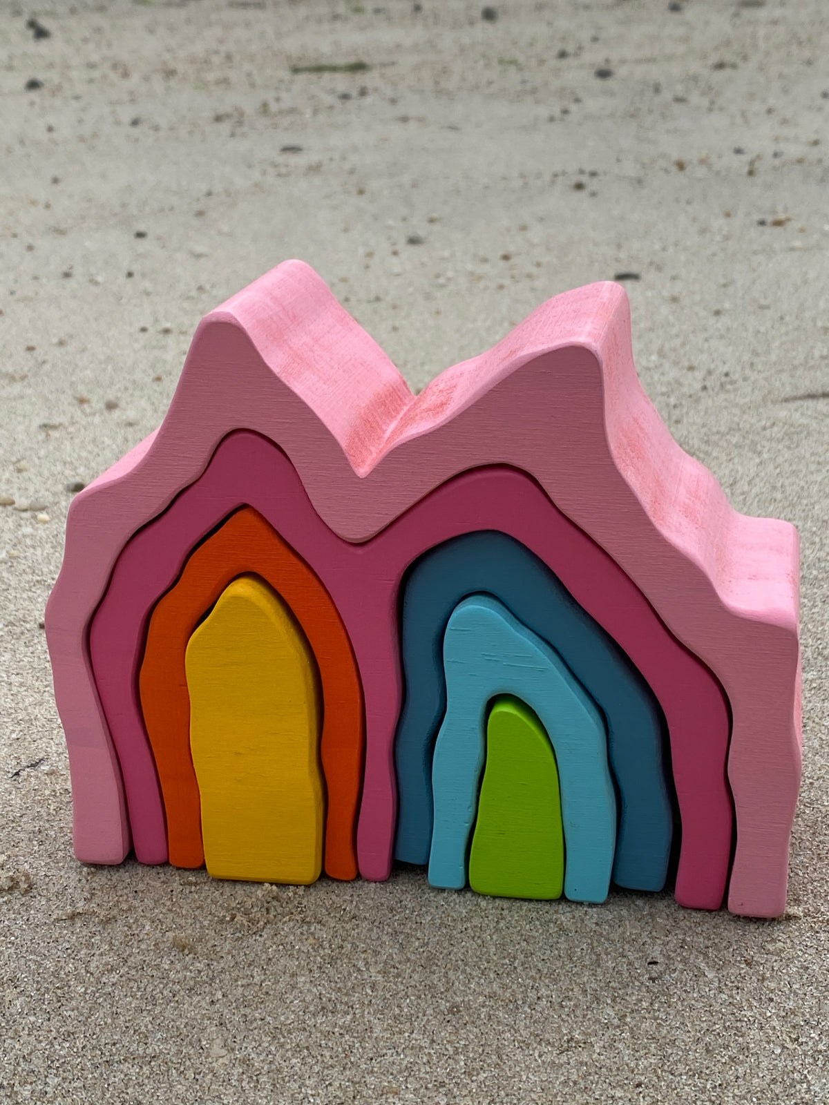 Wooden Montessori Coral Block (Grimms-Inspired)