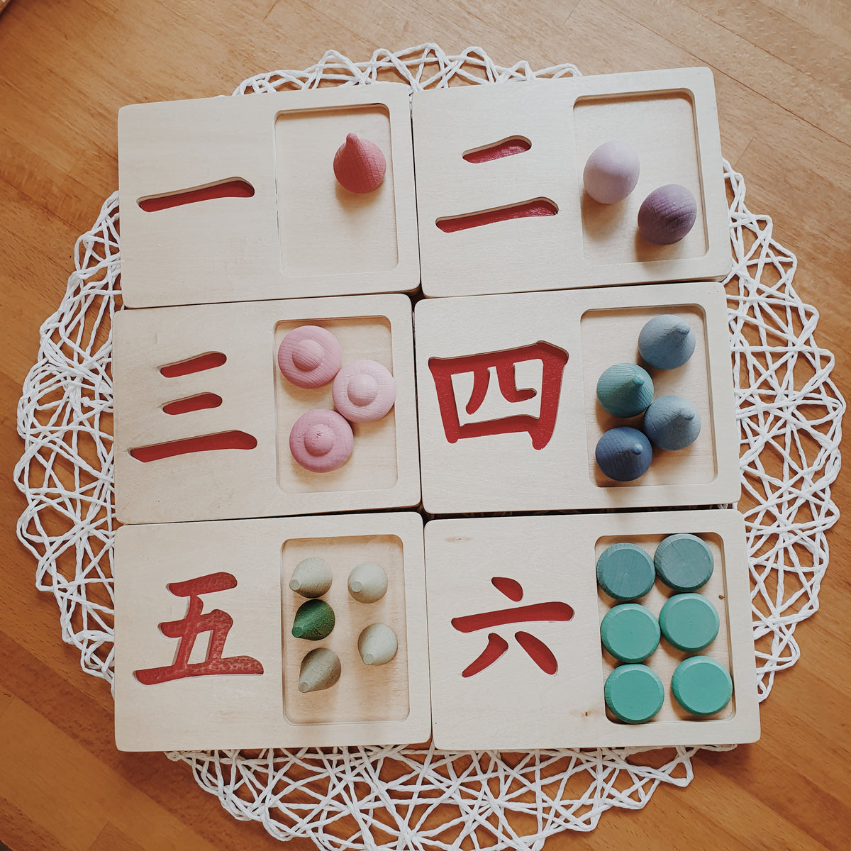 Counting and Writing Tray in Chinese 1-10