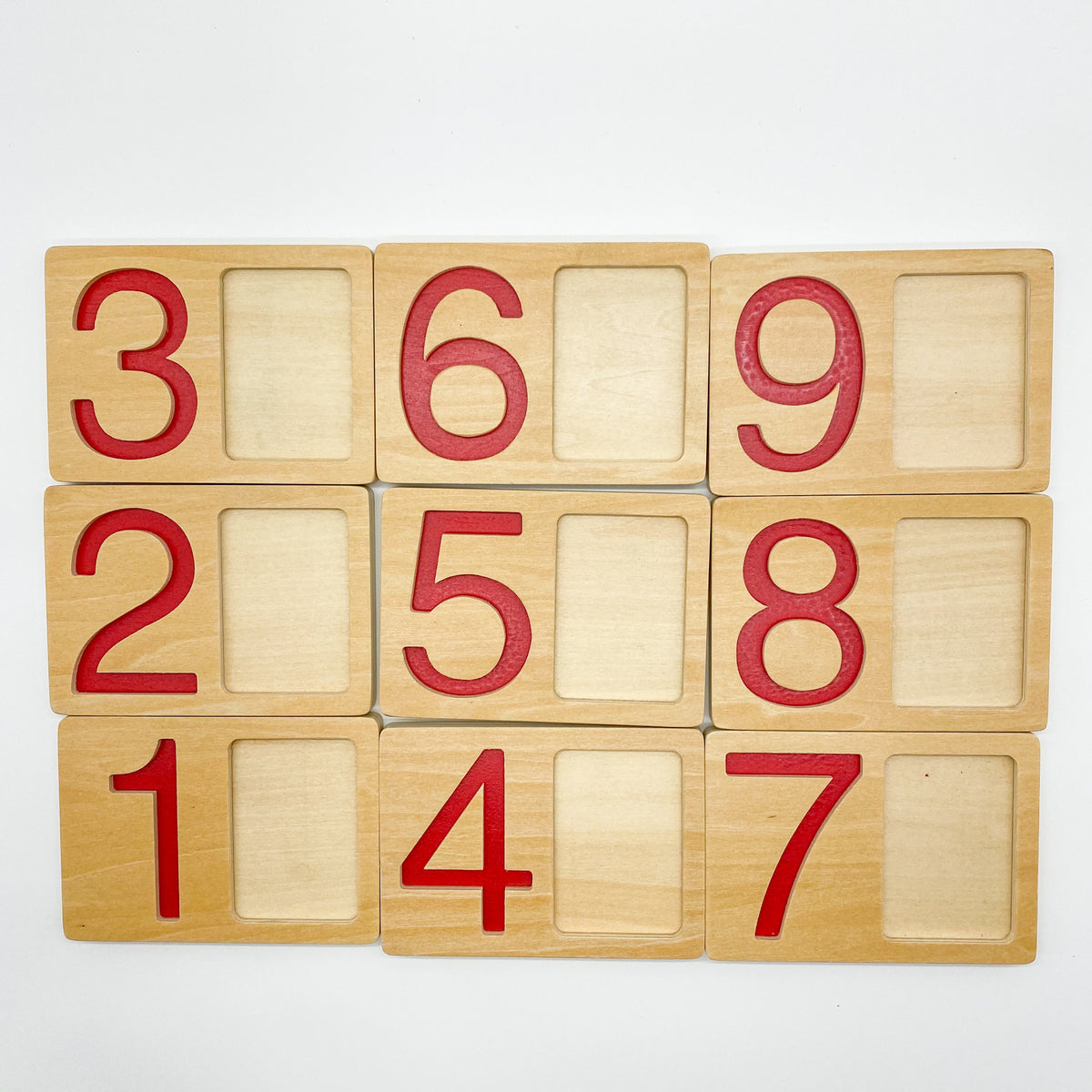 Counting and Writing Tray in English 1-9 (In-Stock)