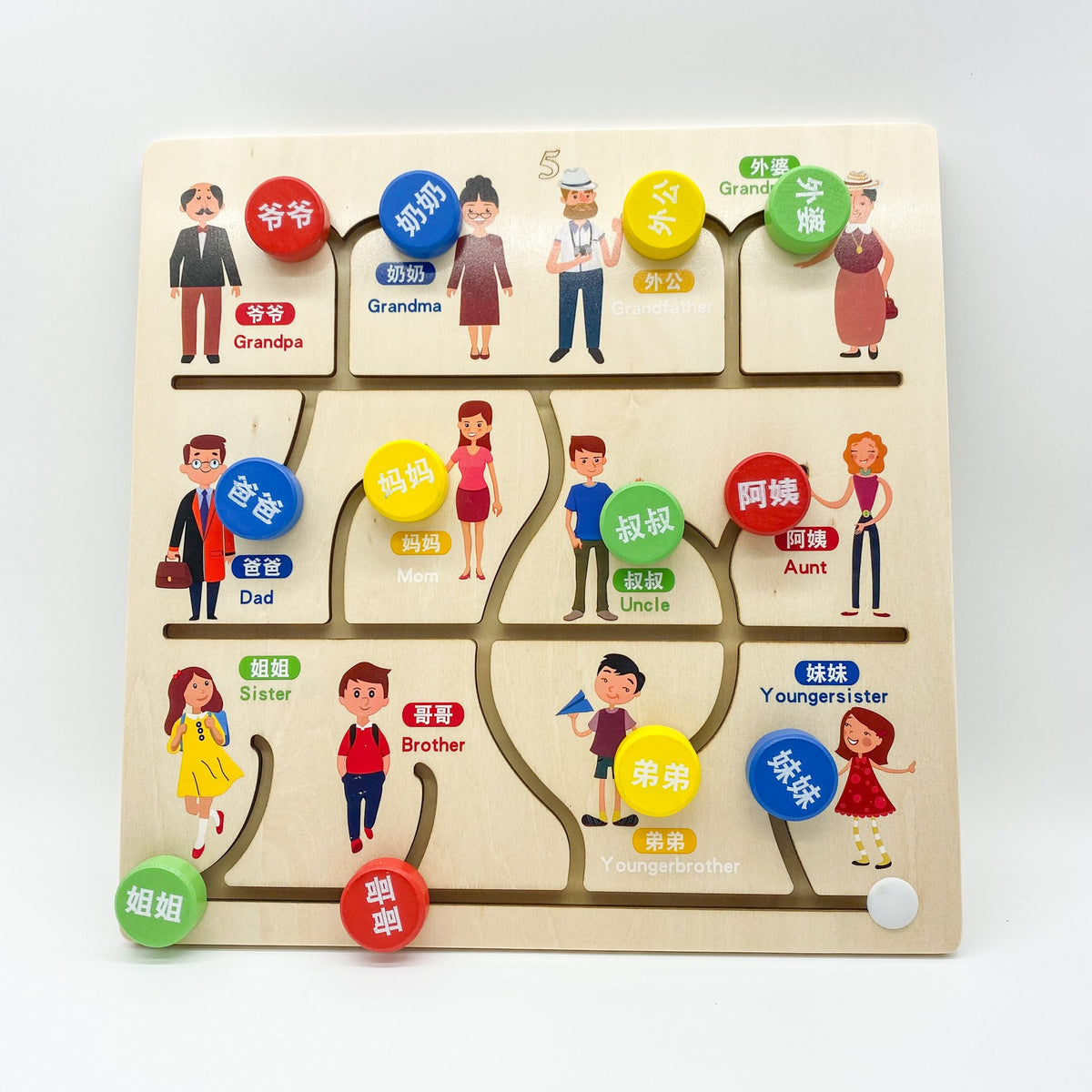 Family Tree Maze Cognitive Puzzle - Thrivine - Where Kids Learn. Play.  Thrive