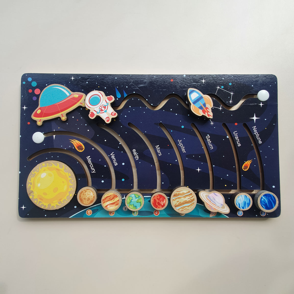 Solar System Wooden Puzzle