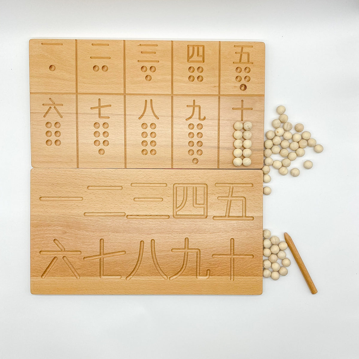 Wooden Tracing Board - Numbers